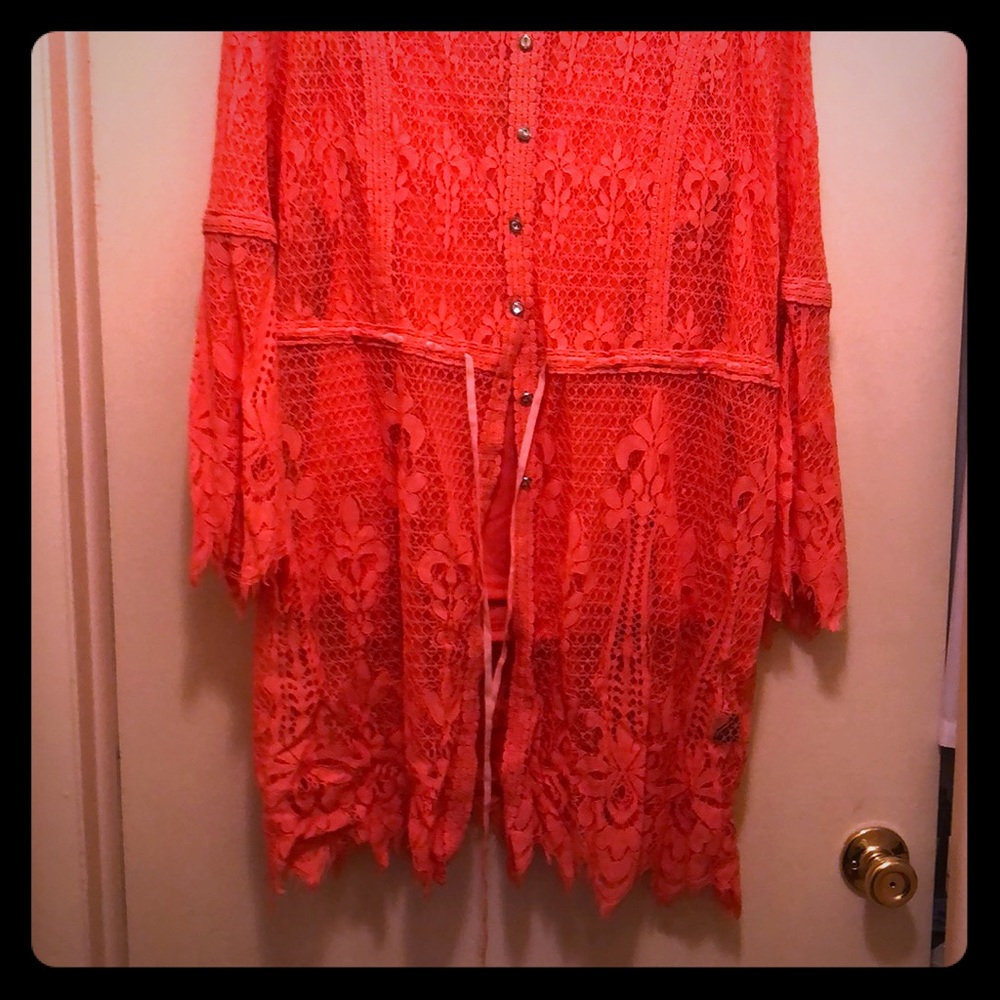 Lace designer top with matching sheath!